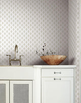 Wallpaper French Scallop Wallpaper // Off White