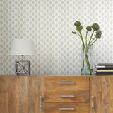 Wallpaper French Scallop Wallpaper // Off White