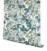 Wallpaper Garden Party Peel & Stick Wallpaper // Blue