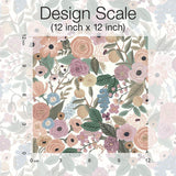 Wallpaper Garden Party Peel & Stick Wallpaper // Blush Multi