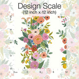 Wallpaper Garden Party Trellis Wallpaper // White & Dark Pink