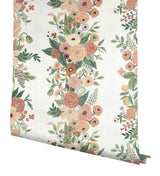 Wallpaper Garden Party Trellis Wallpaper // White & Light Pink