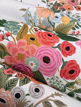 Wallpaper Garden Party Trellis Wallpaper // White & Light Pink