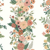 Wallpaper Garden Party Trellis Wallpaper // White & Light Pink