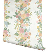 Wallpaper Garden Party Trellis Wallpaper // White & Pale Pink