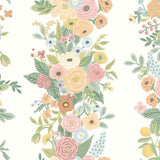 Wallpaper Garden Party Trellis Wallpaper // White & Pale Pink