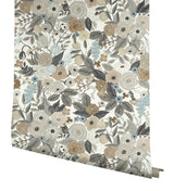 Wallpaper Garden Party Wallpaper // Brown & Beige