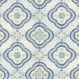 Wallpaper Garden Trellis Wallpaper // Cobalt