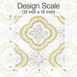 Wallpaper Garden Trellis Wallpaper // Ochre