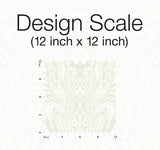 Wallpaper Gatsby Damask Peel & Stick Wallpaper // Beige