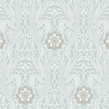 Wallpaper Gatsby Damask Wallpaper // Blue