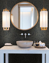 Wallpaper Geodes Wallpaper // Black