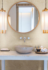 Wallpaper Geodes Wallpaper // Cream