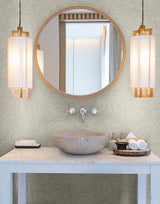 Wallpaper Geodes Wallpaper // Taupe