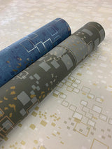 Wallpaper Gilded Confetti Wallpaper // Charcoal