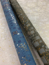 Wallpaper Gilded Confetti Wallpaper // Charcoal