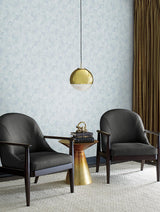 Wallpaper Gingko Toss Wallpaper // Blue