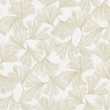 Wallpaper Gingko Toss Wallpaper // Gold