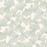 Wallpaper Gingko Toss Wallpaper // Green