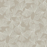 Wallpaper Ginkgo Toss Wallpaper // Silver