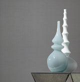 Wallpaper Gossamer Woven Wallpaper // Silver & Blue
