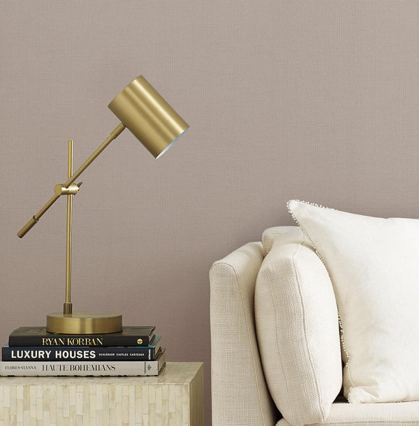 Wallpaper Gossamer Woven Wallpaper // Taupe