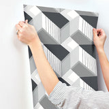 Wallpaper Graphic Geo Wallpaper // Black & White