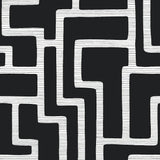 Wallpaper Graphic Polyomino Wallpaper // Black & White