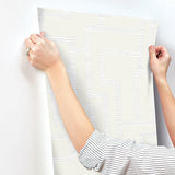 Wallpaper Graphic Polyomino Wallpaper // Pearl