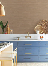 Wallpaper Grass Roots Wallpaper // Brown & Red