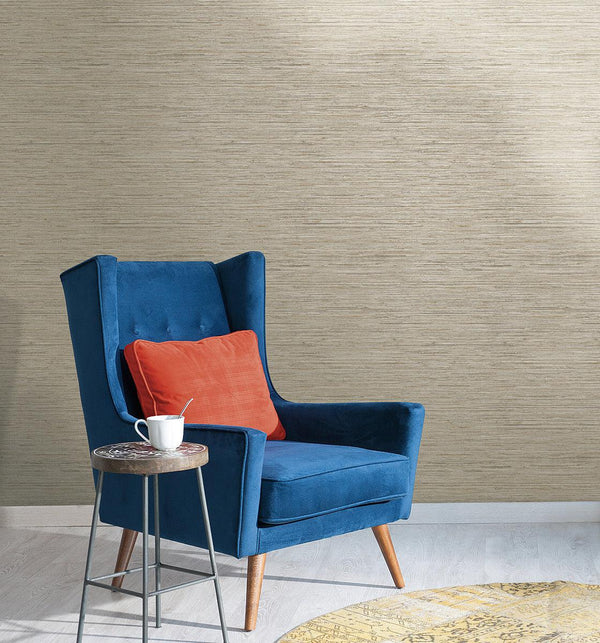 Wallpaper Grasscloth Wallpaper // Brown