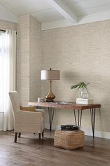 Wallpaper Grasscloth Wallpaper // Brown