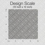 Wallpaper Grecian Geometric Wallpaper // Black