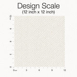 Wallpaper Grecian Geometric Wallpaper // Pearl & White