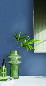 Wallpaper Gypsy Weave Wallpaper // Dark Blue