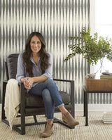 Wallpaper Handloom Wallpaper // Black