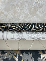 Wallpaper Harlowe Wallpaper // Black & Gold