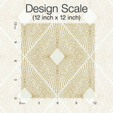 Wallpaper Harlowe Wallpaper // White & Gold