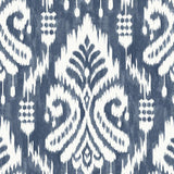 Wallpaper Hawthorne Ikat Peel & Stick Wallpaper // Blue