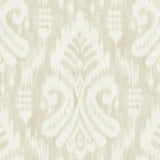 Wallpaper Hawthorne Ikat Wallpaper // Beige