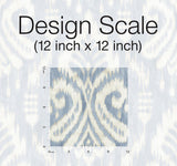 Wallpaper Hawthorne Ikat Wallpaper // Blue