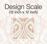 Wallpaper Hawthorne Ikat Wallpaper // Coral