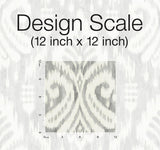 Wallpaper Hawthorne Ikat Wallpaper // Grey