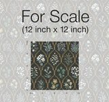 Wallpaper Hawthorne Wallpaper // Black & Cream