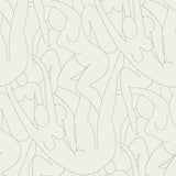 Wallpaper Head over Heels Peel & Stick Wallpaper // Beige Metallic