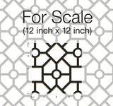 Wallpaper Hedgerow Trellis Peel & Stick Wallpaper // Black & Gold