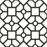 Wallpaper Hedgerow Trellis Peel & Stick Wallpaper // Black & Gold