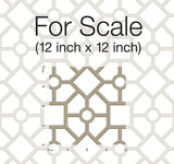 Wallpaper Hedgerow Trellis Peel & Stick Wallpaper // Taupe & Gold