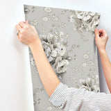Wallpaper Heritage Rose Wallpaper // Taupe