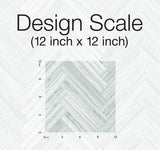 Wallpaper Hermosa Herringbone Peel & Stick Wallpaper // Blue